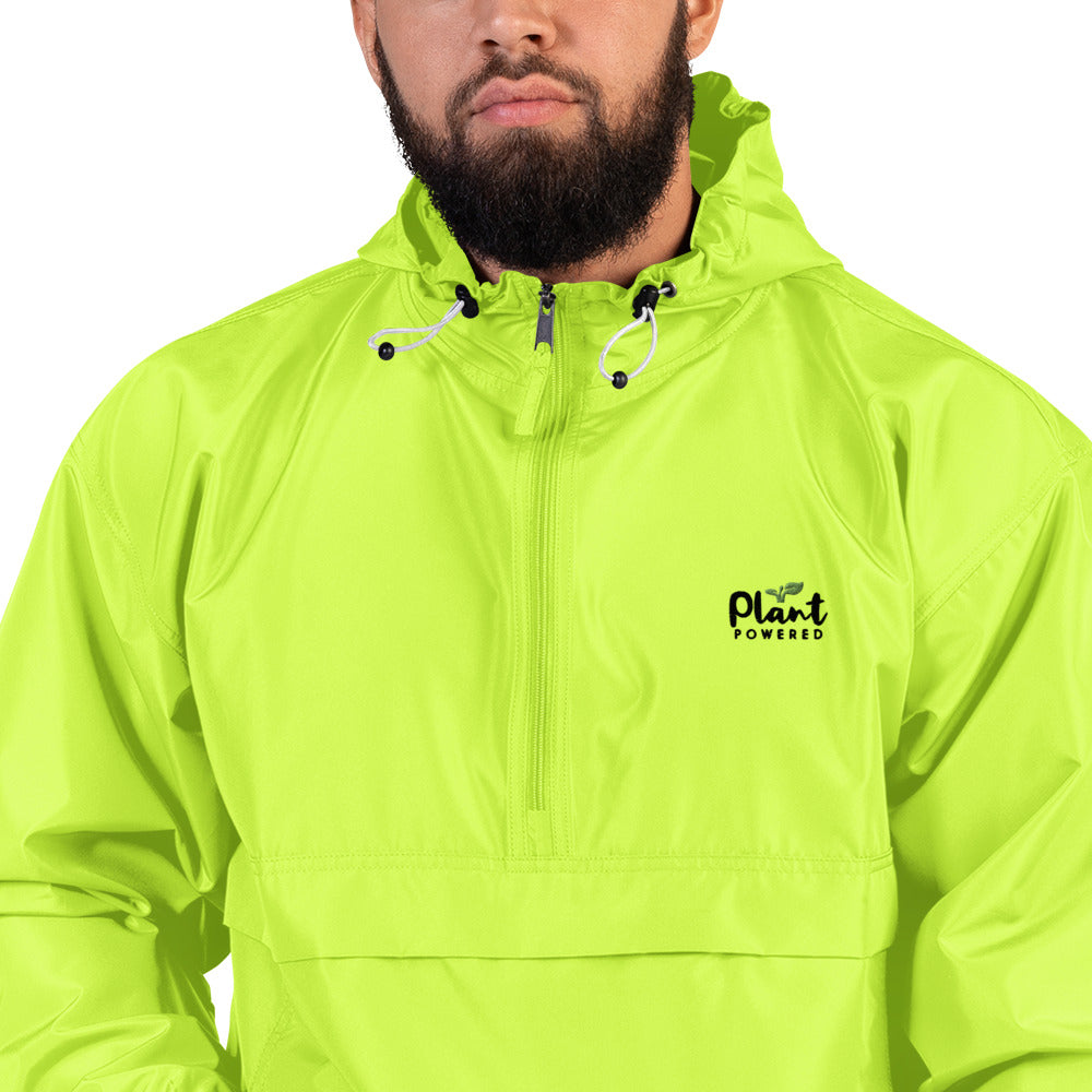 PLANT POWERED - Embroidered Champion Packable Jacket