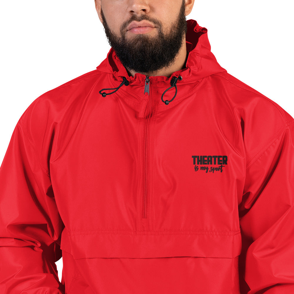 Theater is my sport - Embroidered Champion Packable Jacket