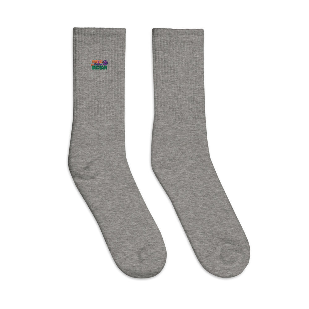 PROUD TO BE AN INDIAN - Embroidered socks