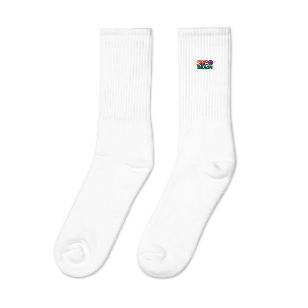 PROUD TO BE AN INDIAN - Embroidered socks