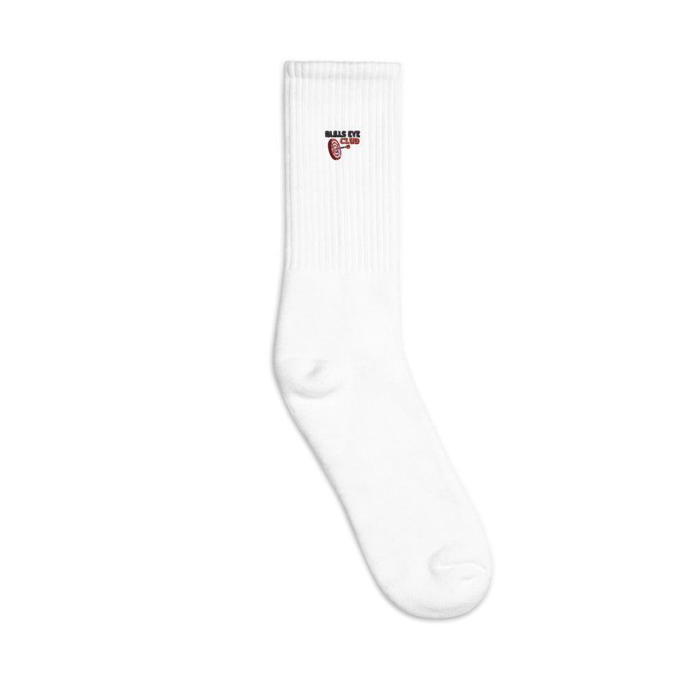 BULLS EYE CLUB - Embroidered socks