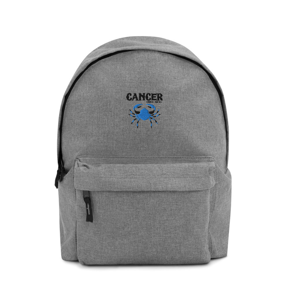 CANCER - Embroidered Backpack