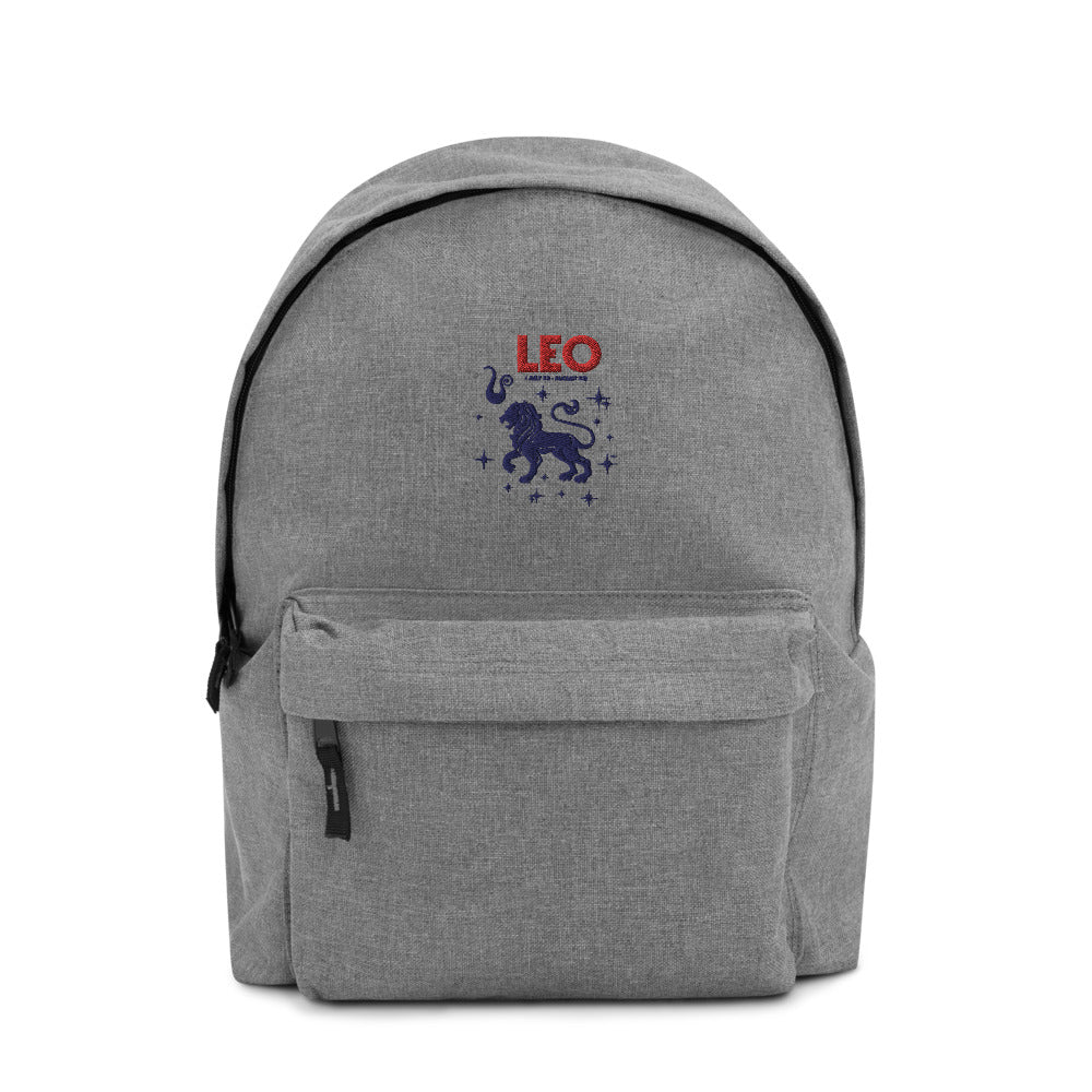 LEO - Embroidered Backpack