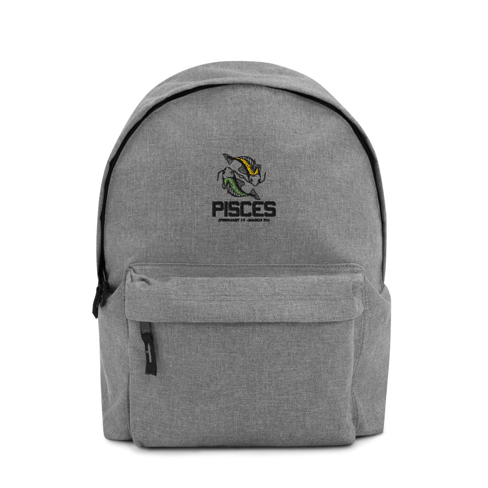 PISCES - Embroidered Backpack