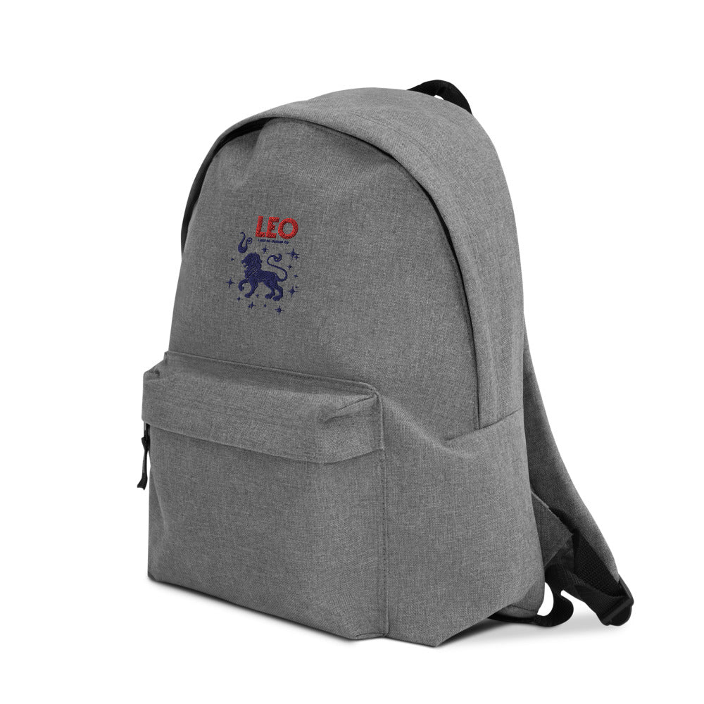 LEO - Embroidered Backpack