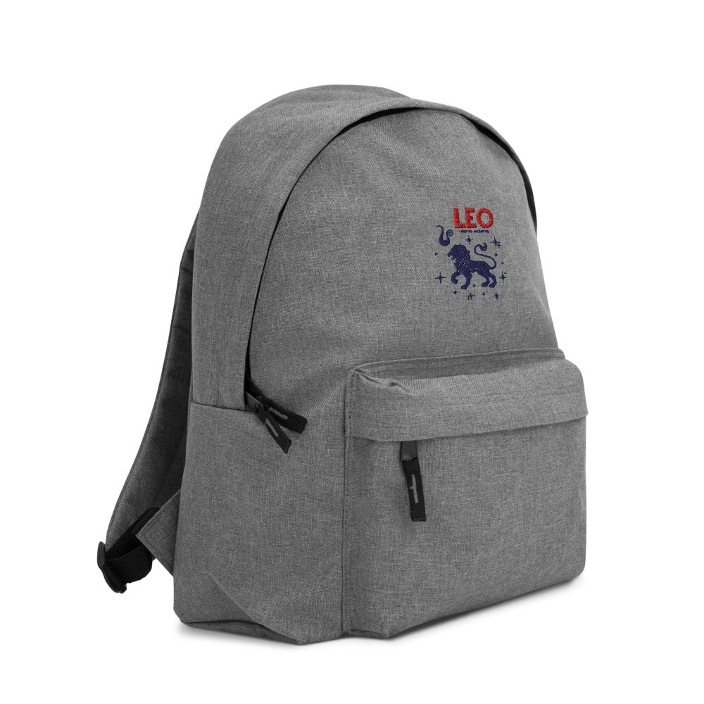 LEO - Embroidered Backpack