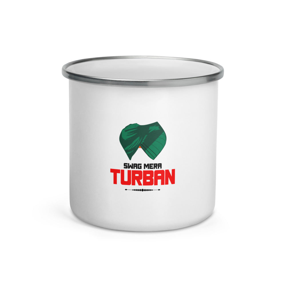 SWAG MERA TURBAN - Enamel Mug