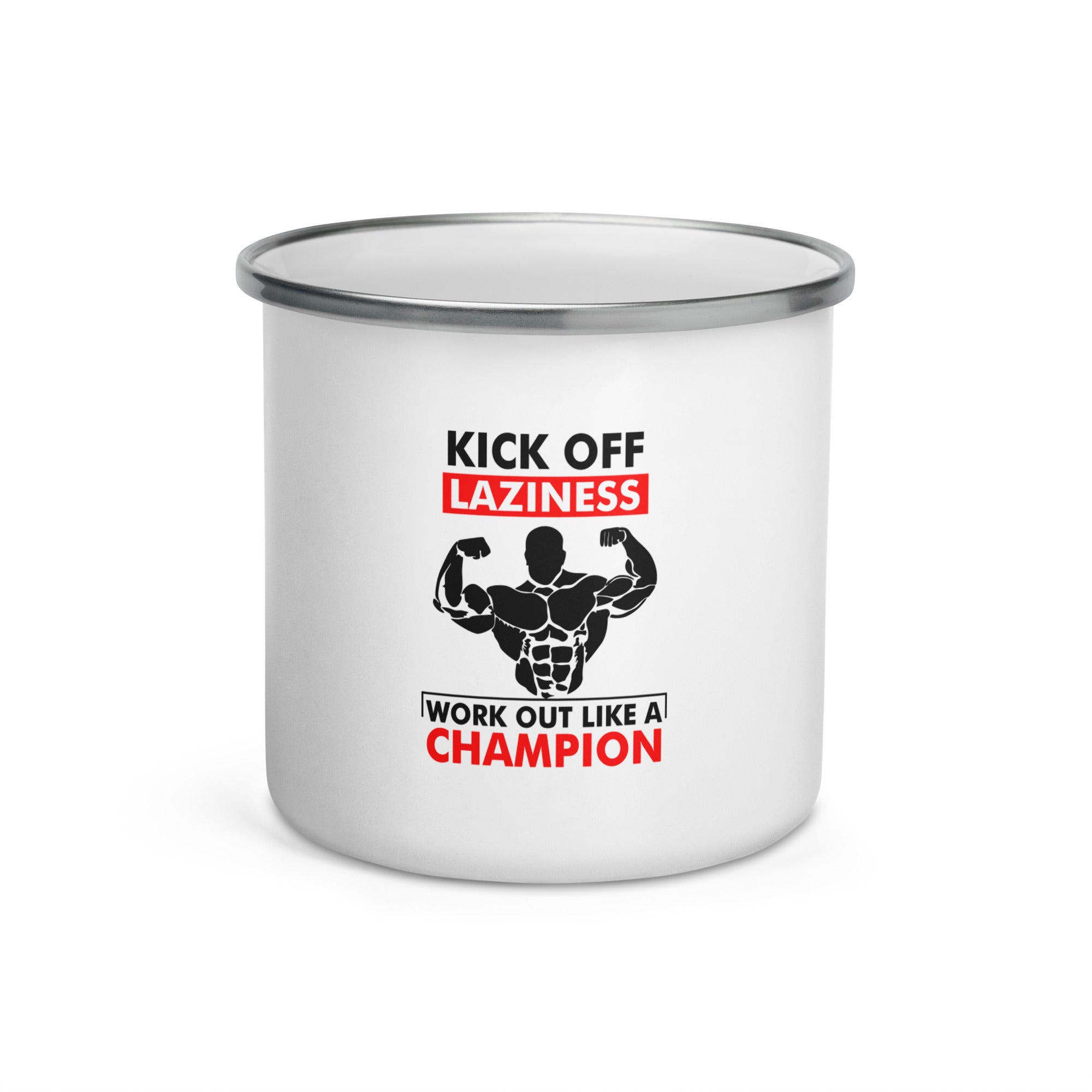 KICK OFF LAZINESS - Enamel Mug