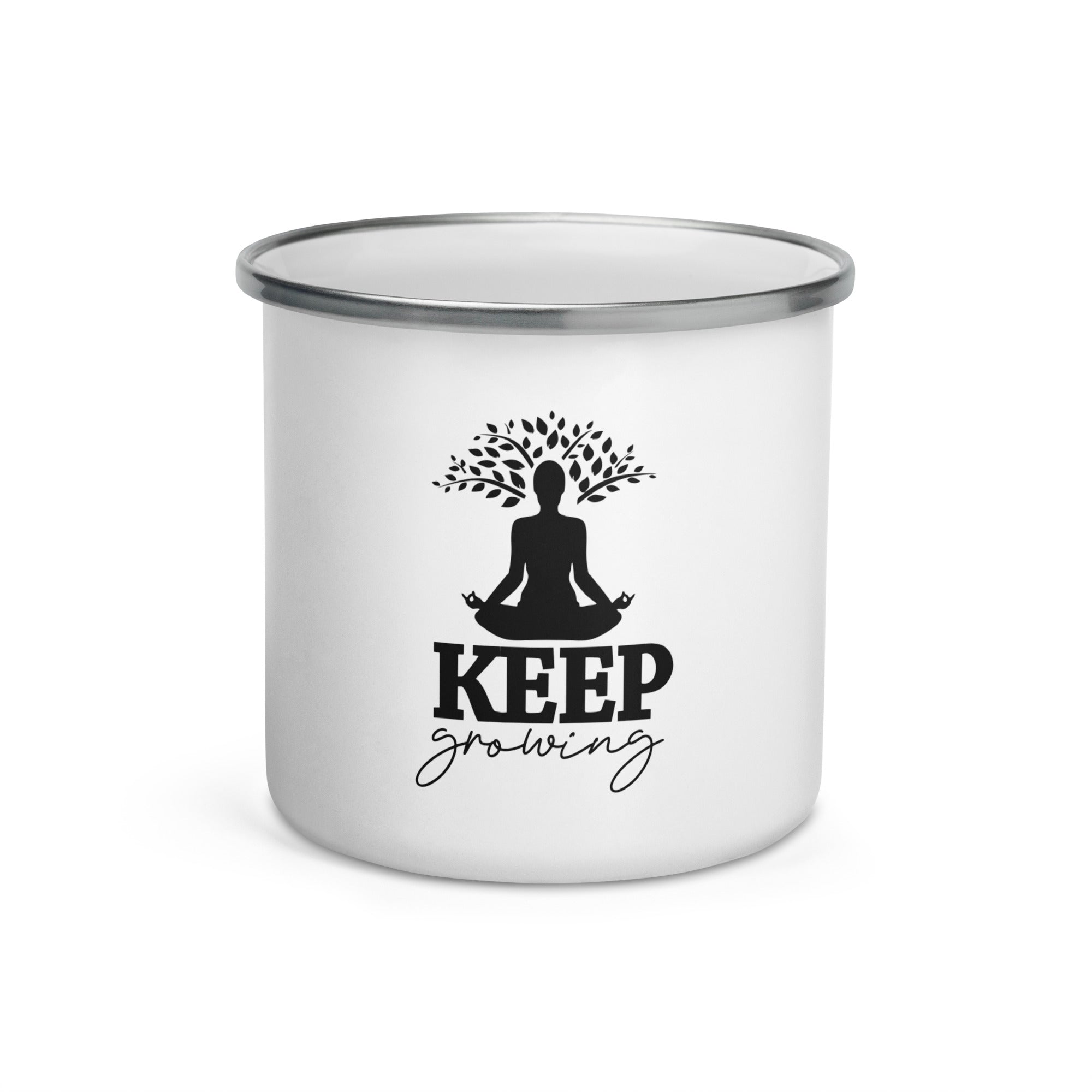 KEEP GROWING - Enamel Mug