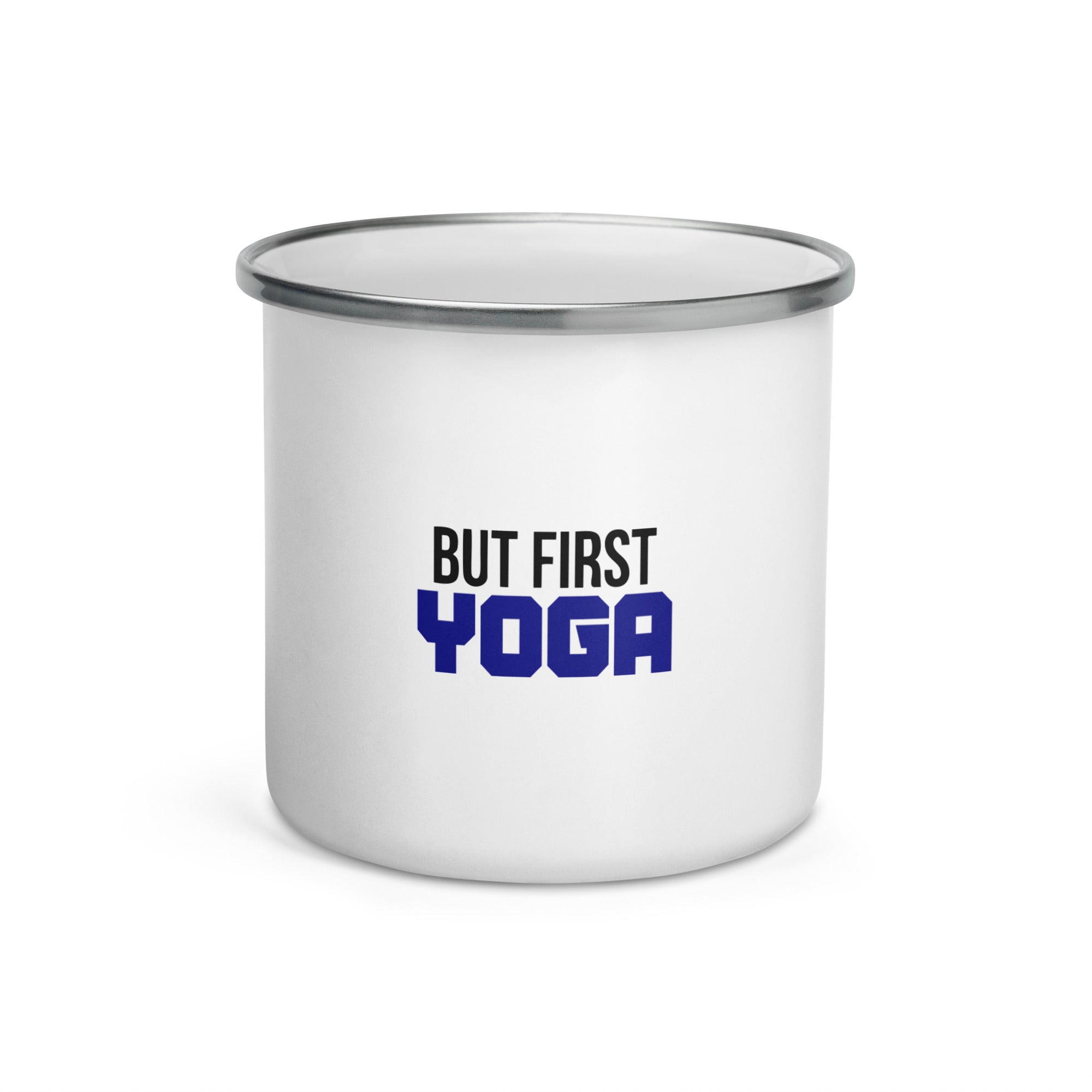 BUT FIRST YOGA - Enamel Mug