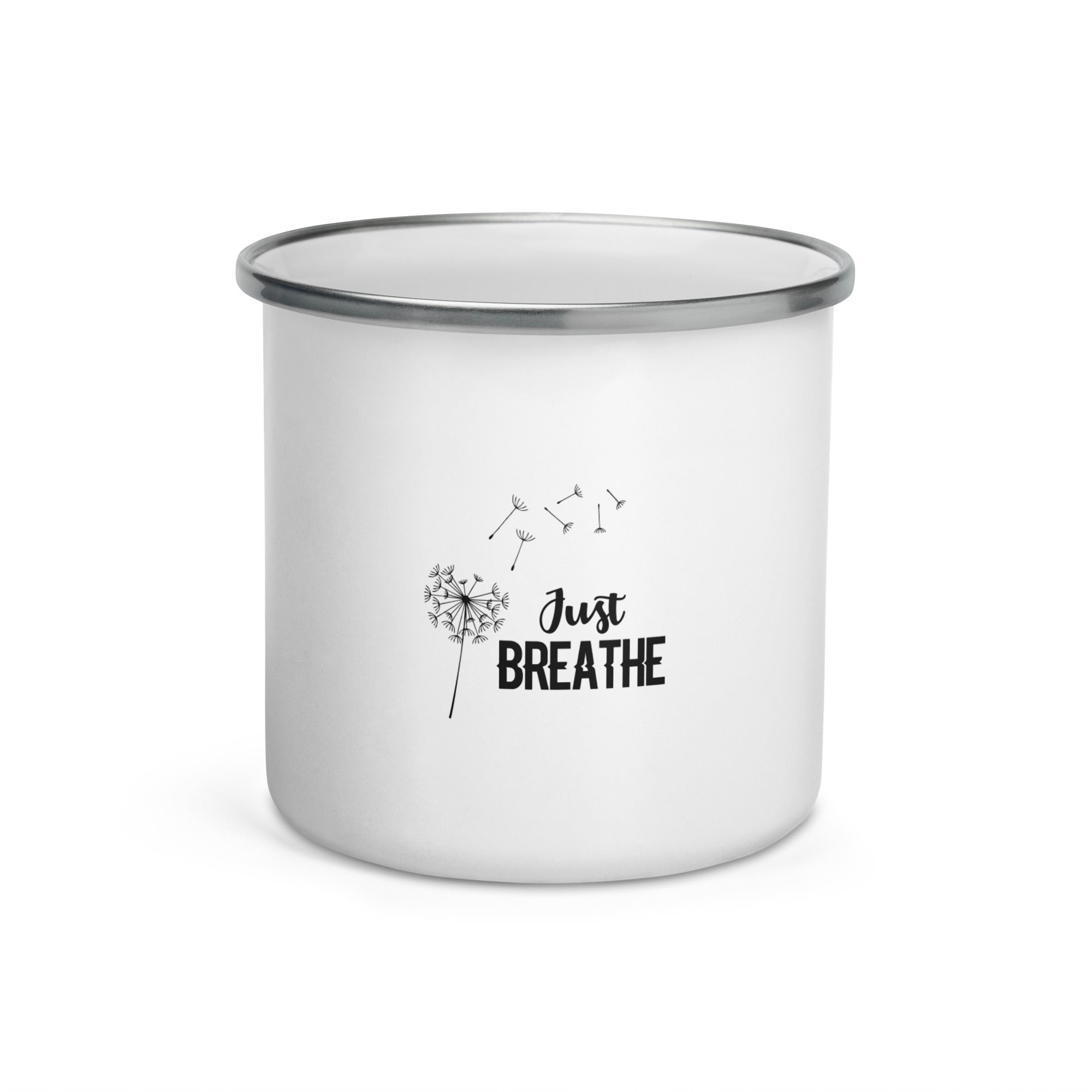 JUST BREATHE - Enamel Mug