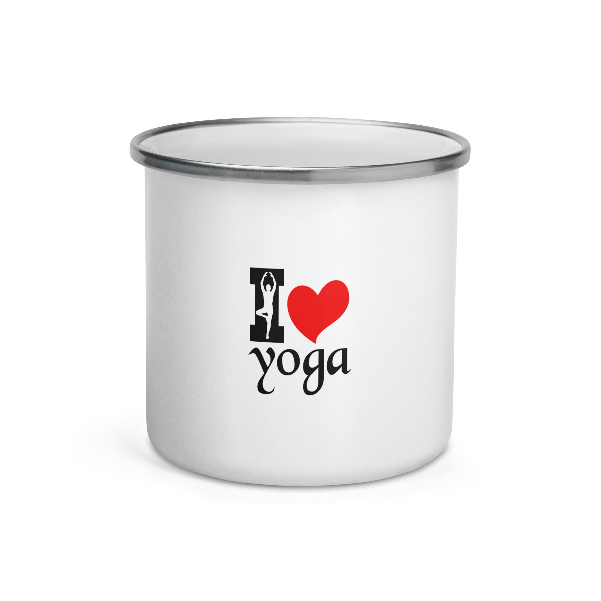 I LOVE YOGA - Enamel Mug
