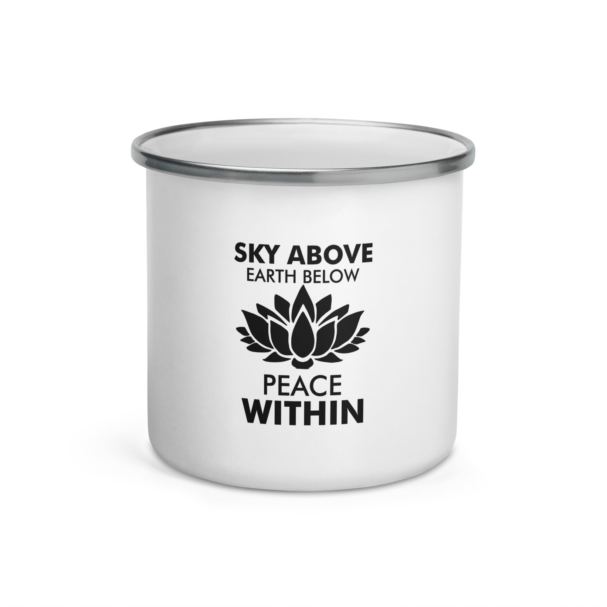 SKY ABOVE EARTH BELOW - Enamel Mug