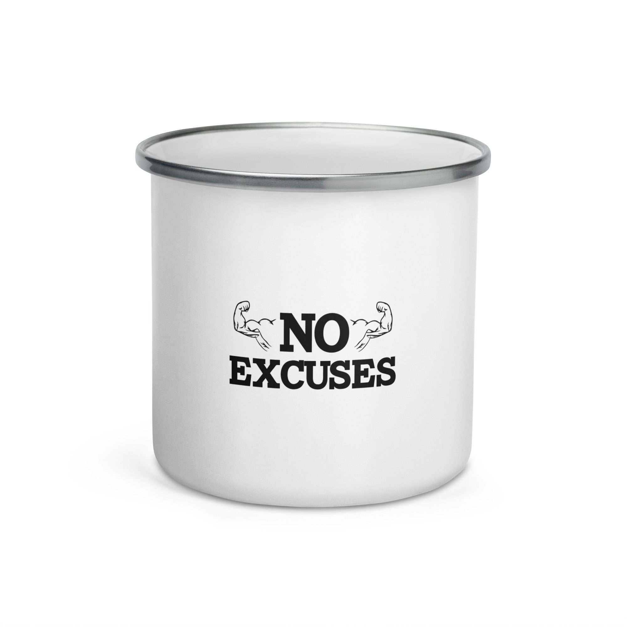 NO EXCUSES - Enamel Mug