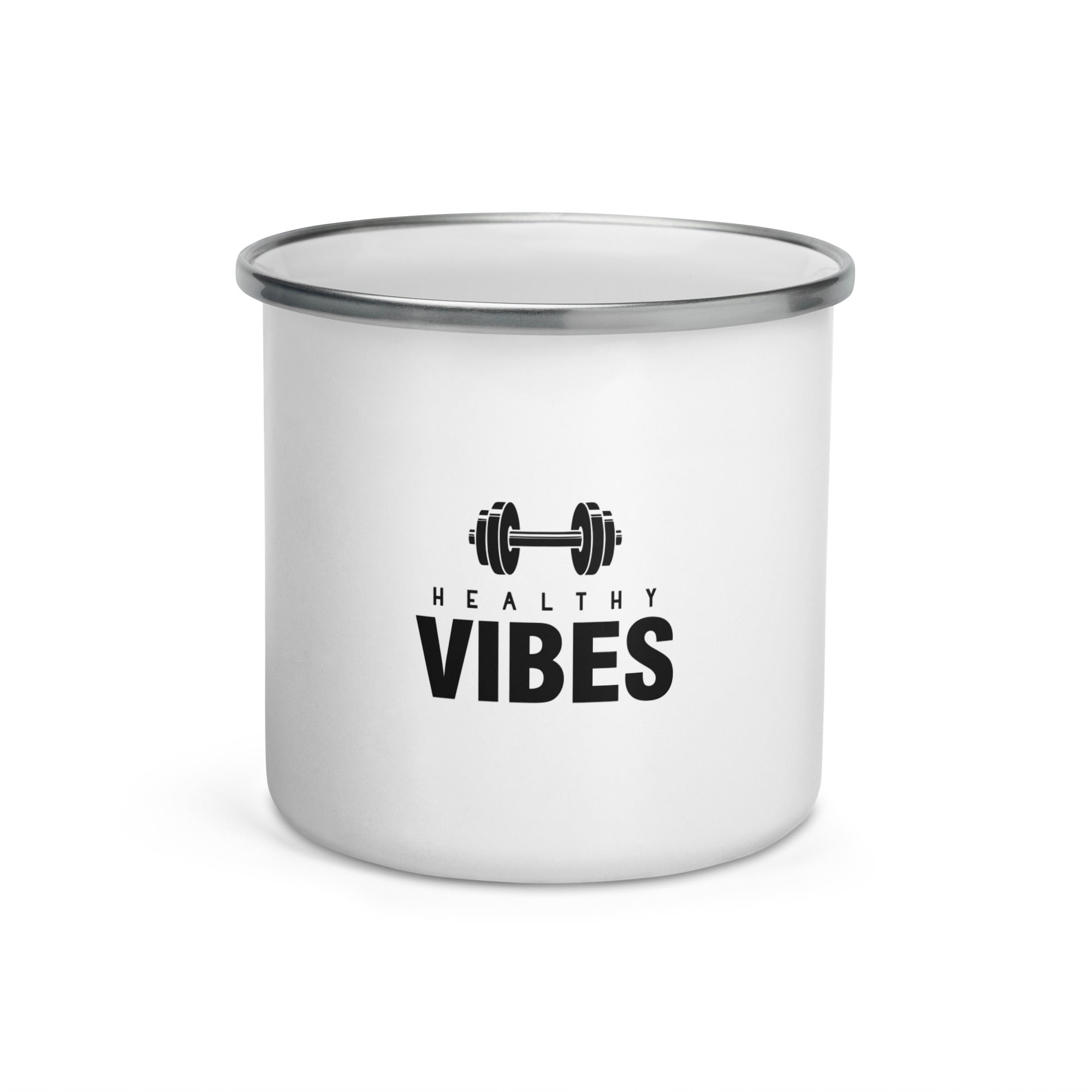 HEALTHY VIBES - Enamel Mug
