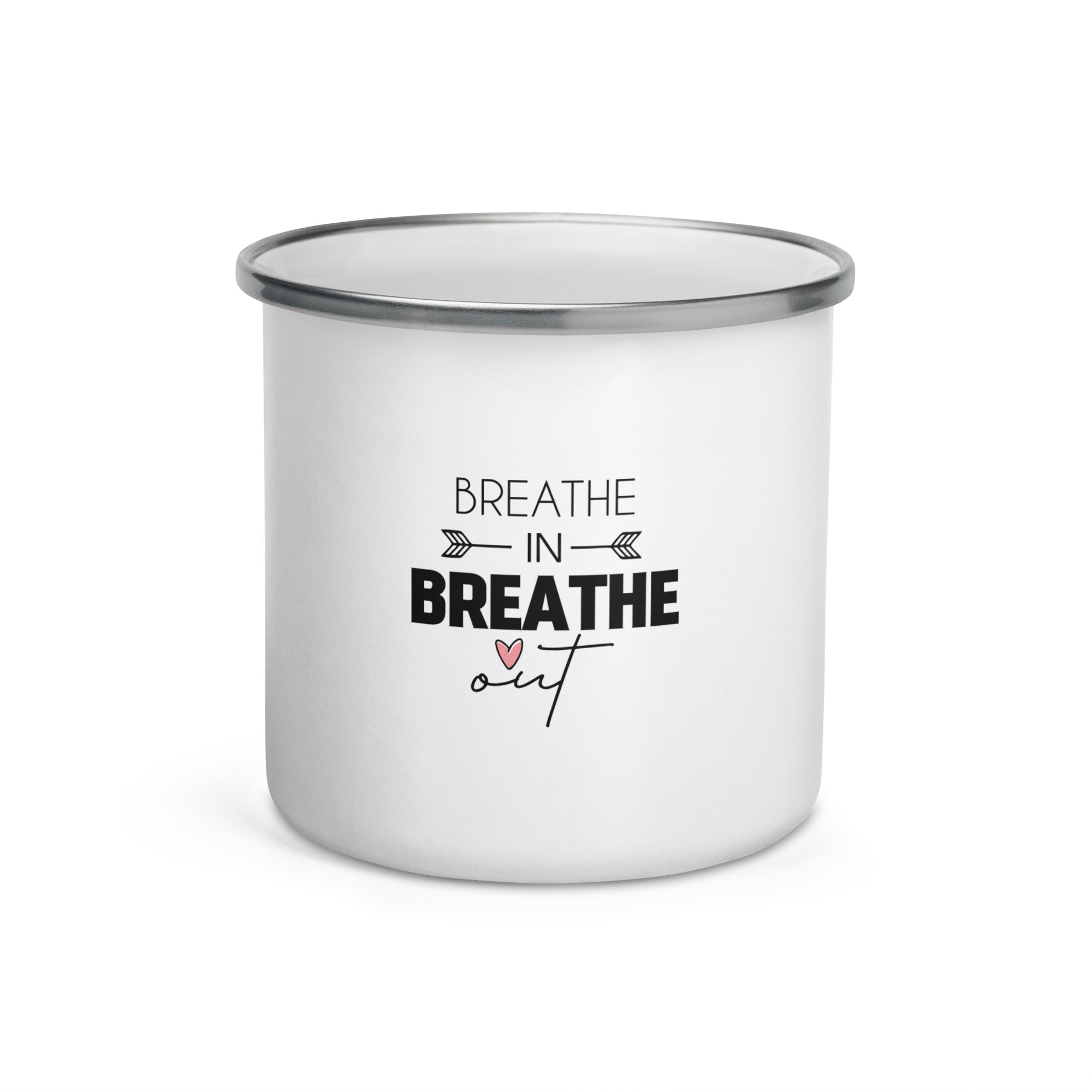 BREATHE IN BREATHE OUT - Enamel Mug