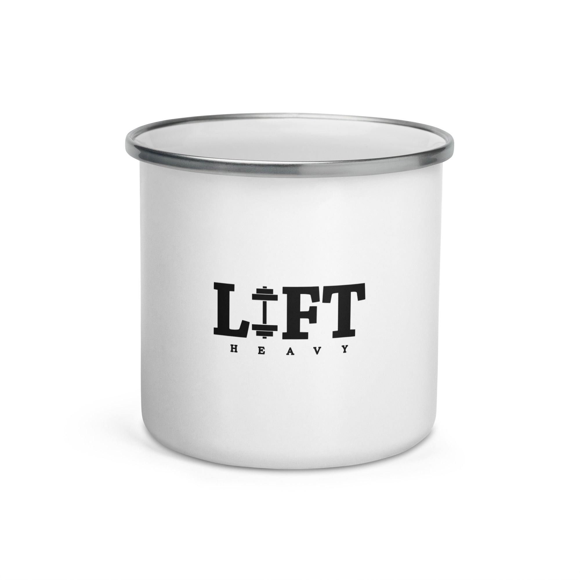 LIFT HEAVY - Enamel Mug