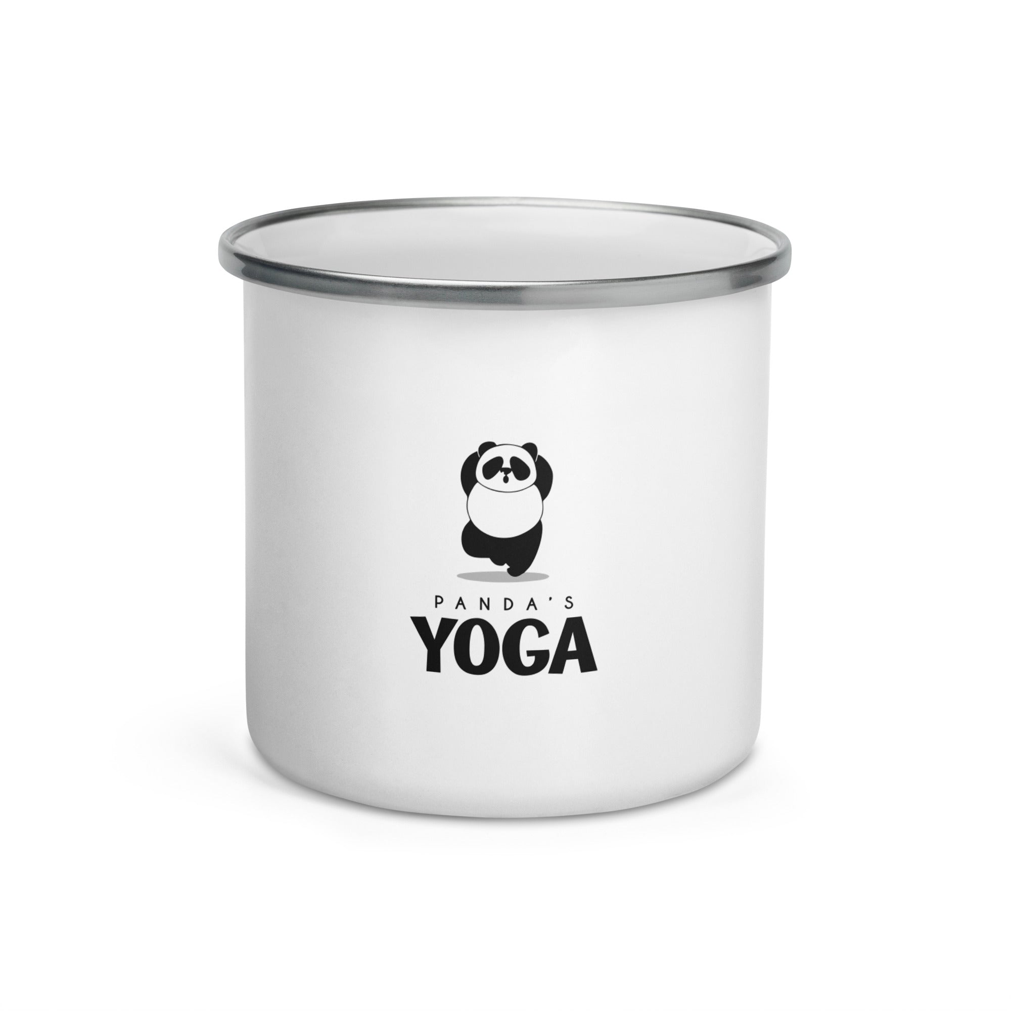 PANDA'S YOGA - Enamel Mug
