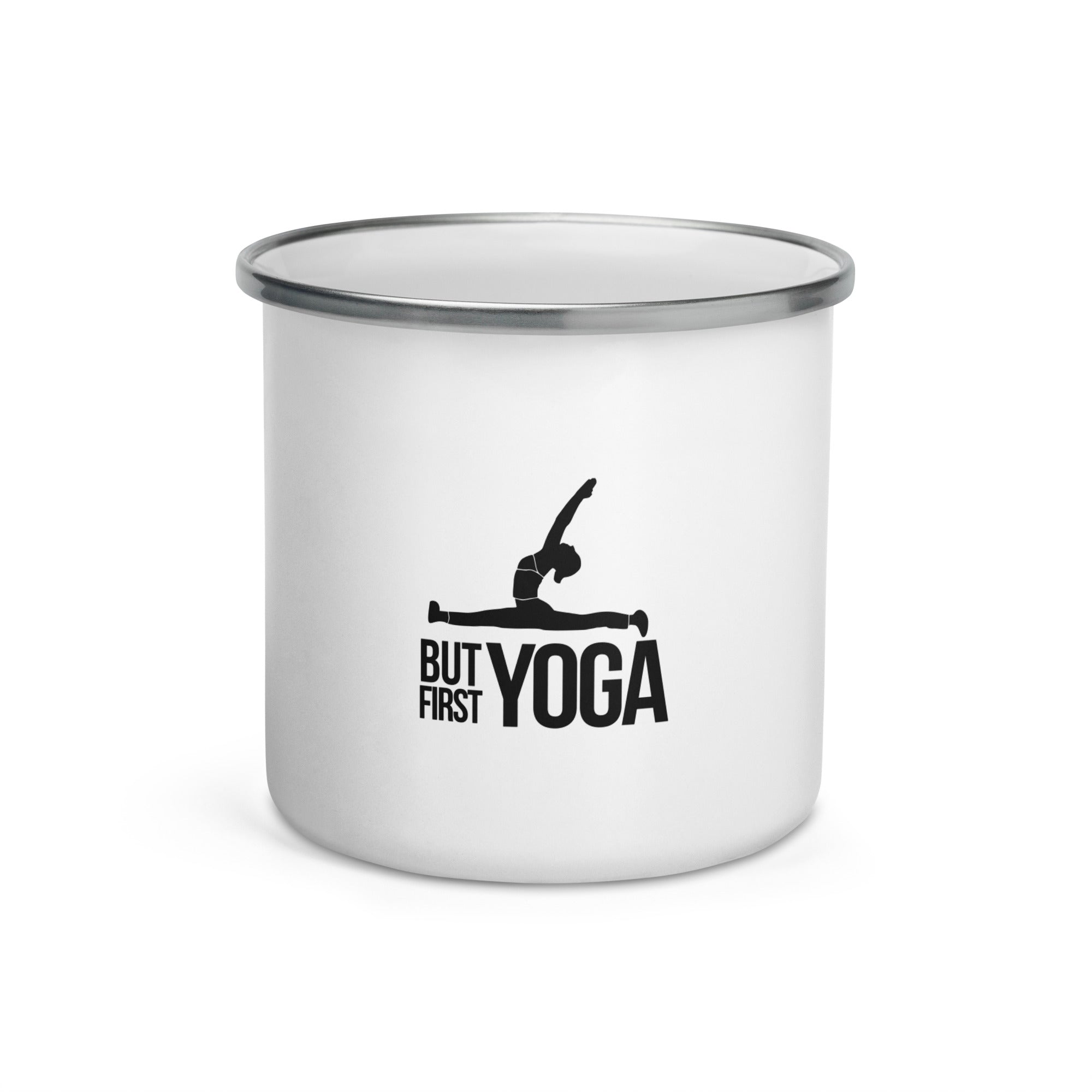 BUT FIRST YOGA - Enamel Mug
