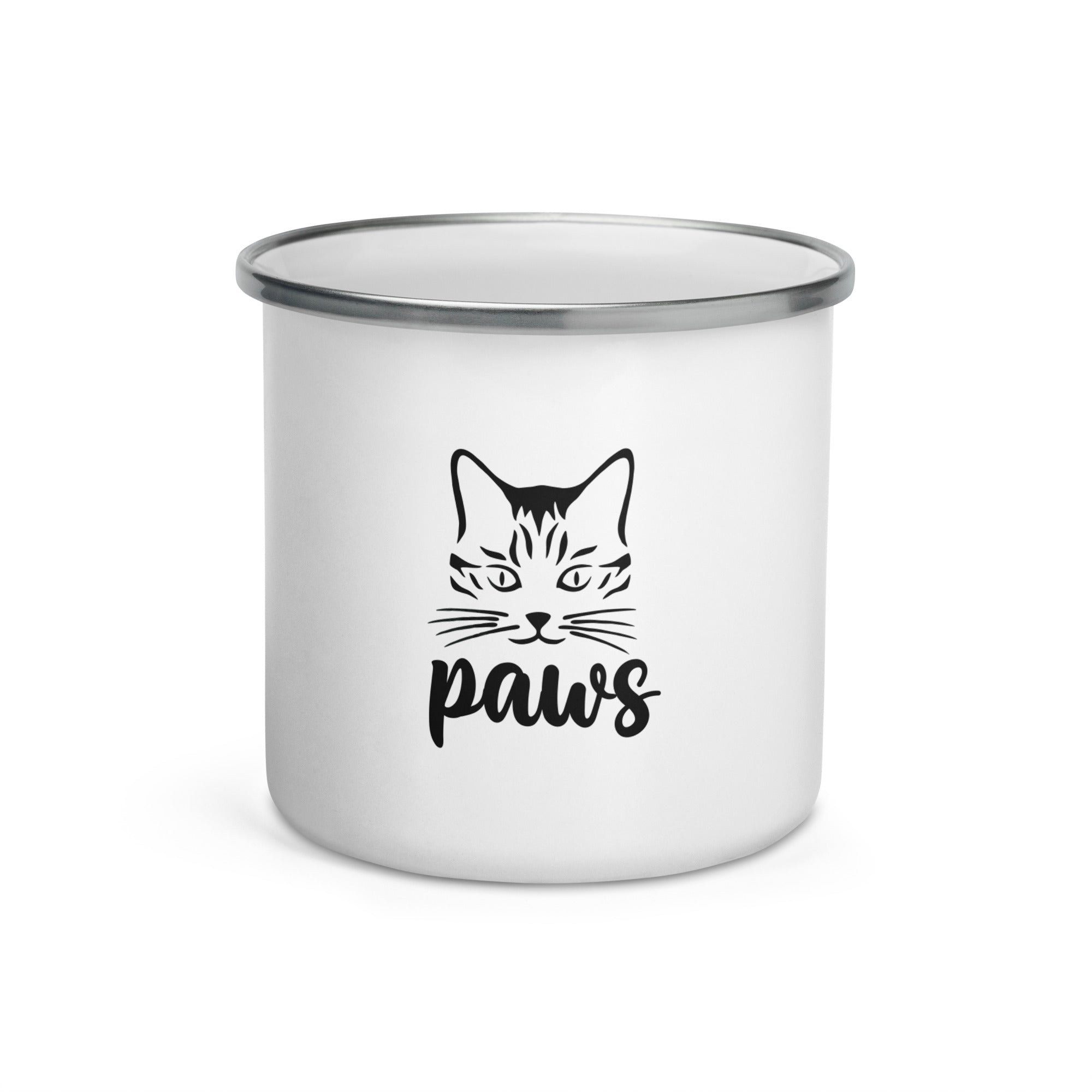 PAWS - Enamel Mug