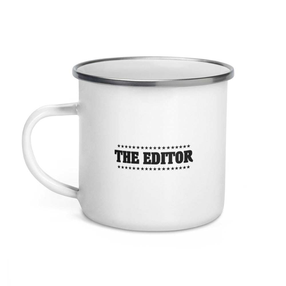 The Editor- Enamel Mug