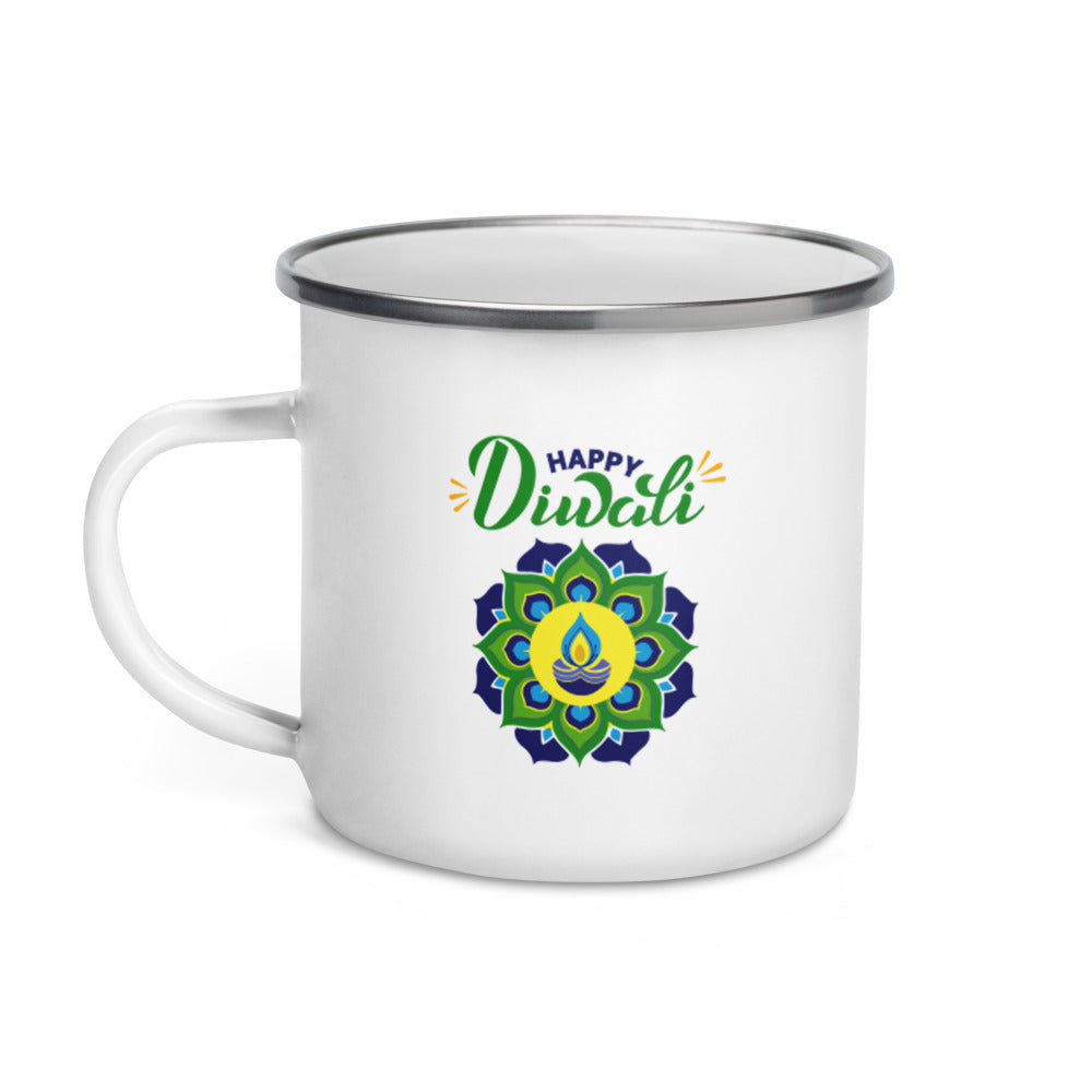 HAPPY DIWALI - Enamel Mug