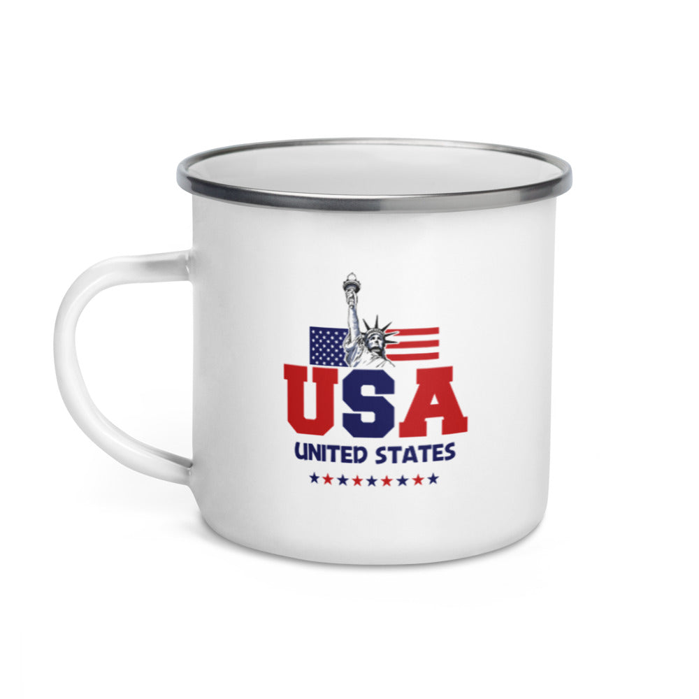 UNITED STATES OF AMERICA - Enamel Mug