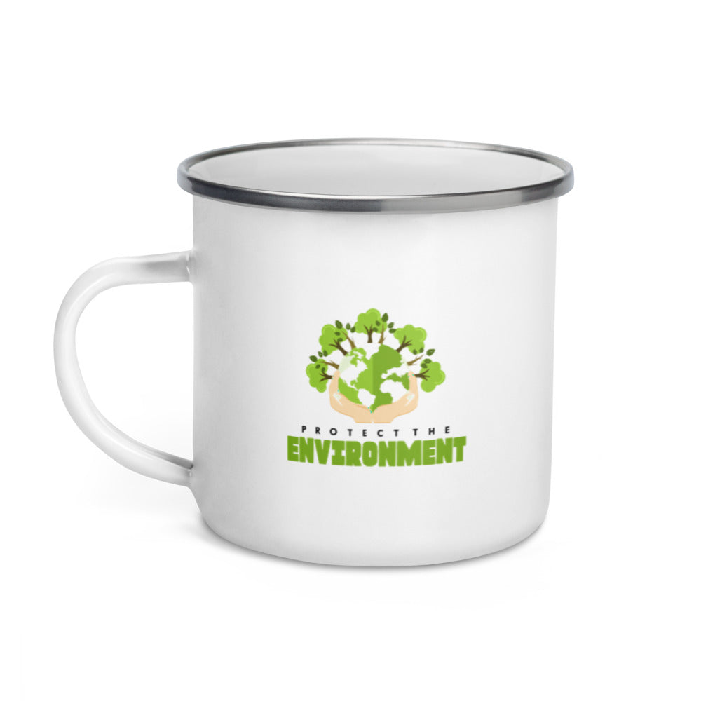 PROTECT THE ENVIRONMENT - Enamel Mug