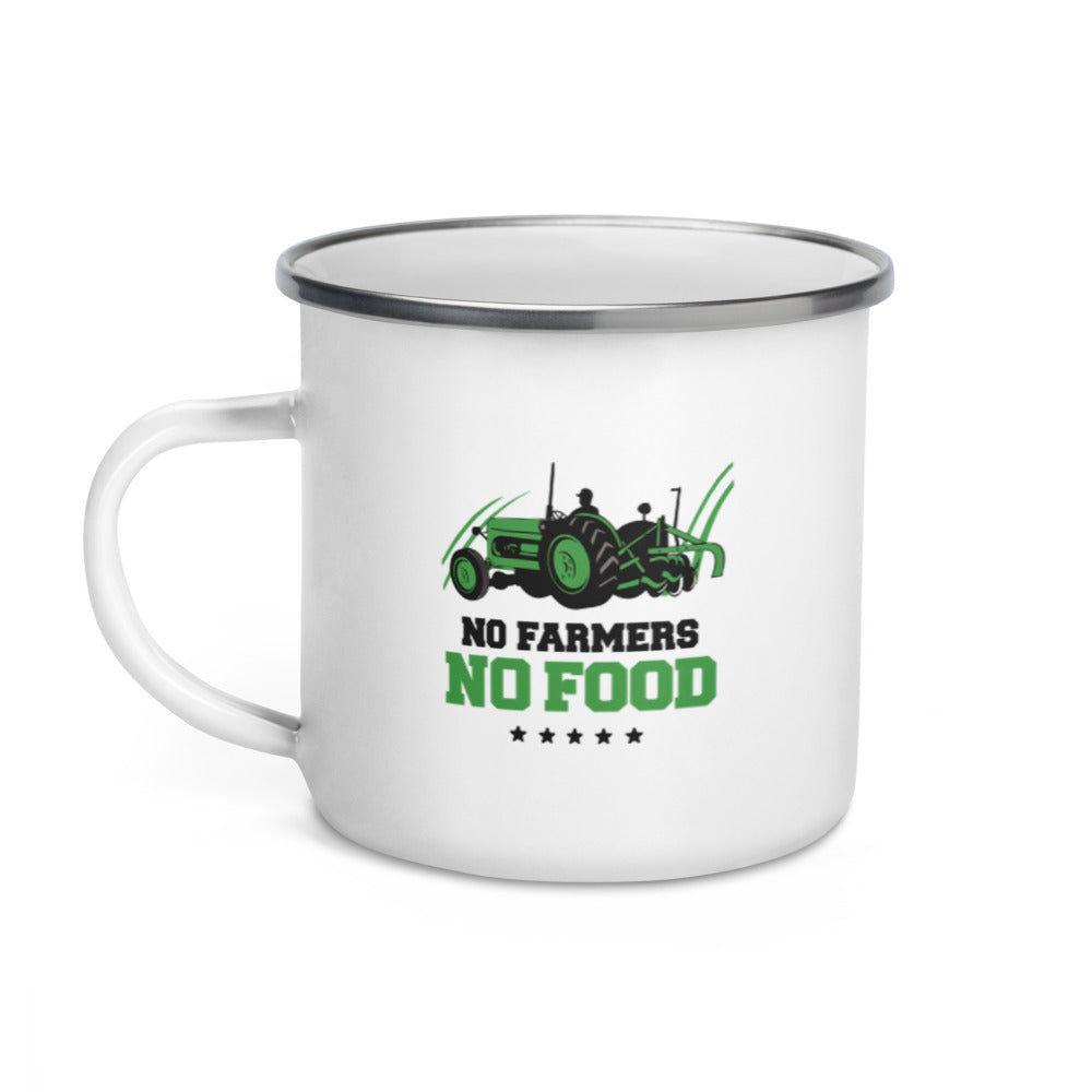 NO FARMERS NO FOOD - Enamel Mug