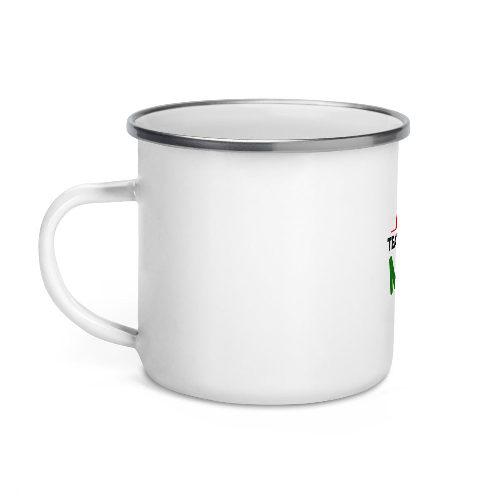 MY FAVOURITE TEACHER IS MOM - Enamel Mug