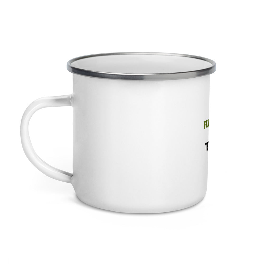 FULL RESPECT TO TEACHER - Enamel Mug