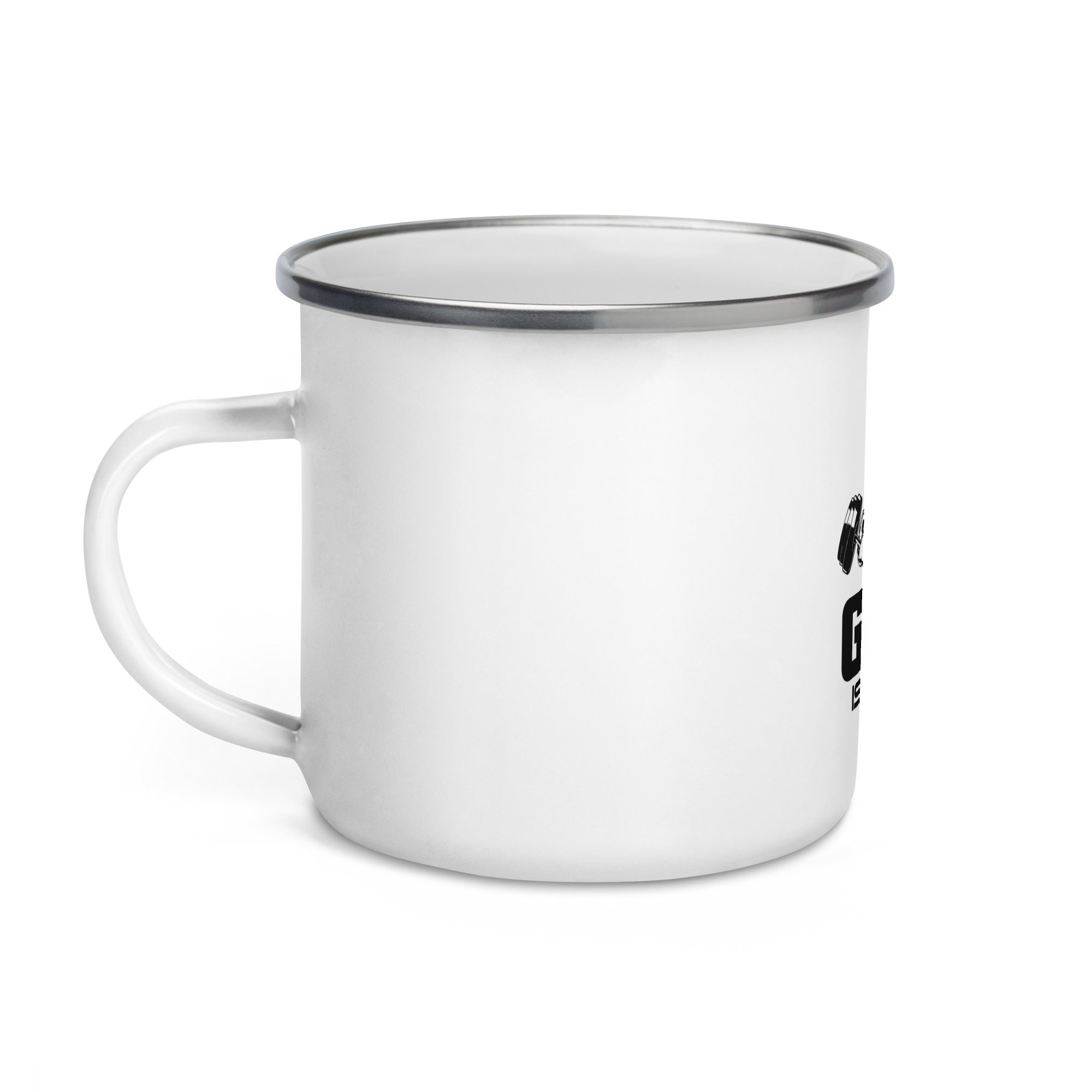 GYM IS MY LIFE - Enamel Mug