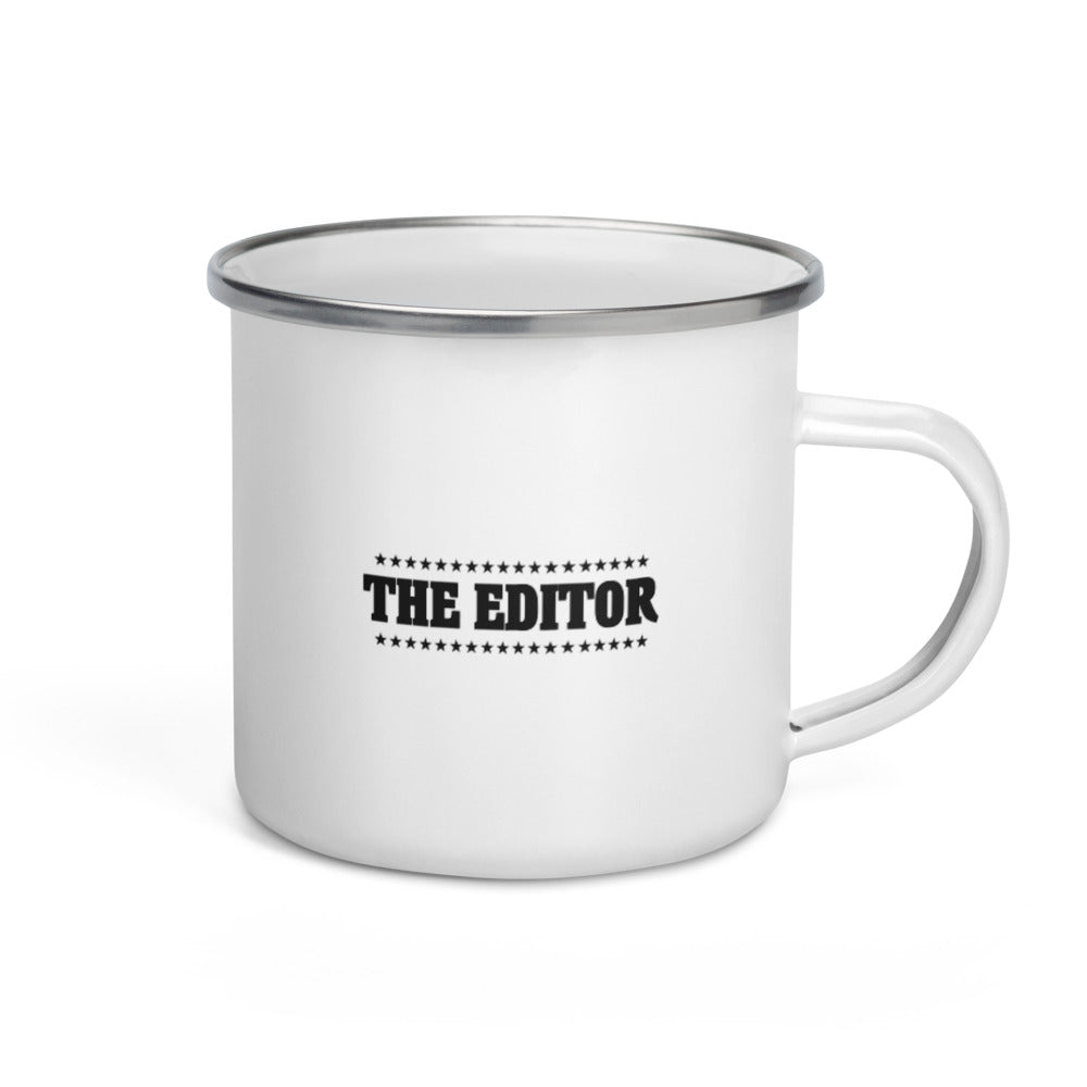 The Editor- Enamel Mug