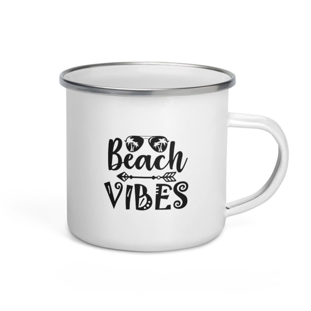 Beach Vibes- Enamel Mug