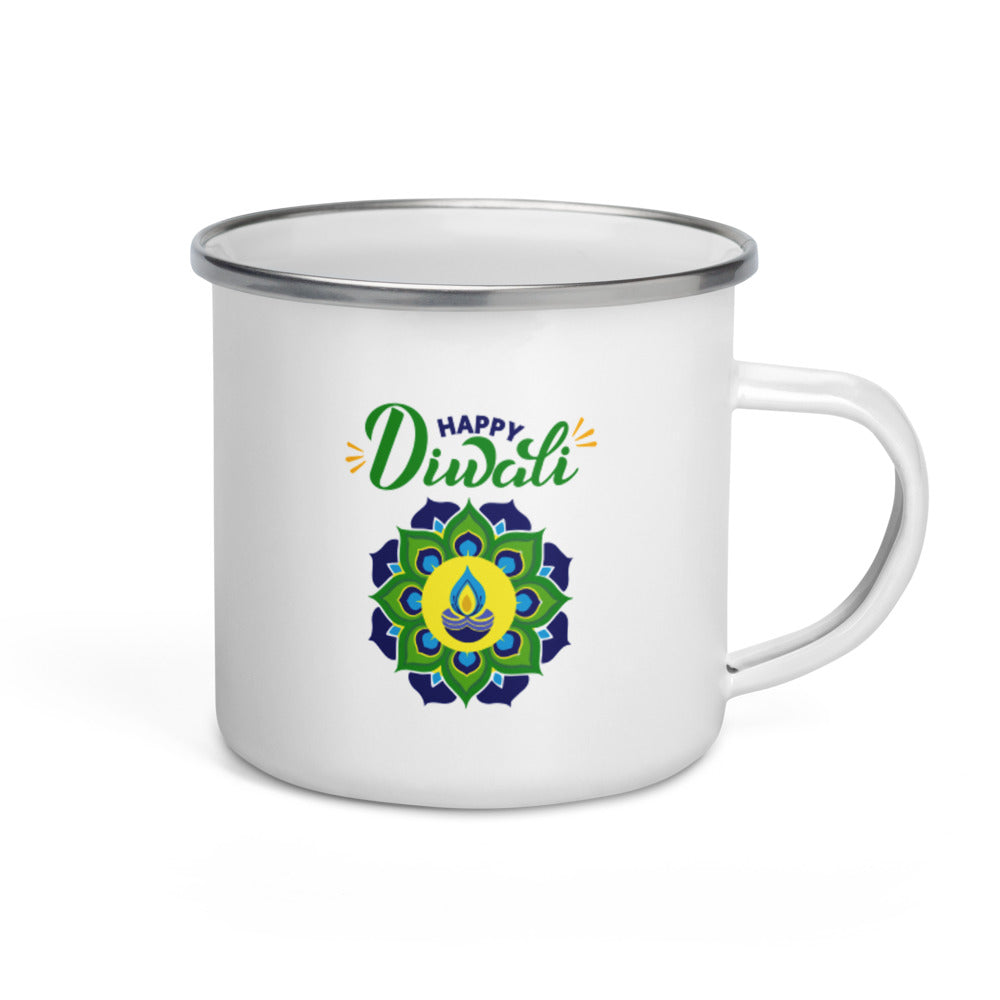 HAPPY DIWALI - Enamel Mug