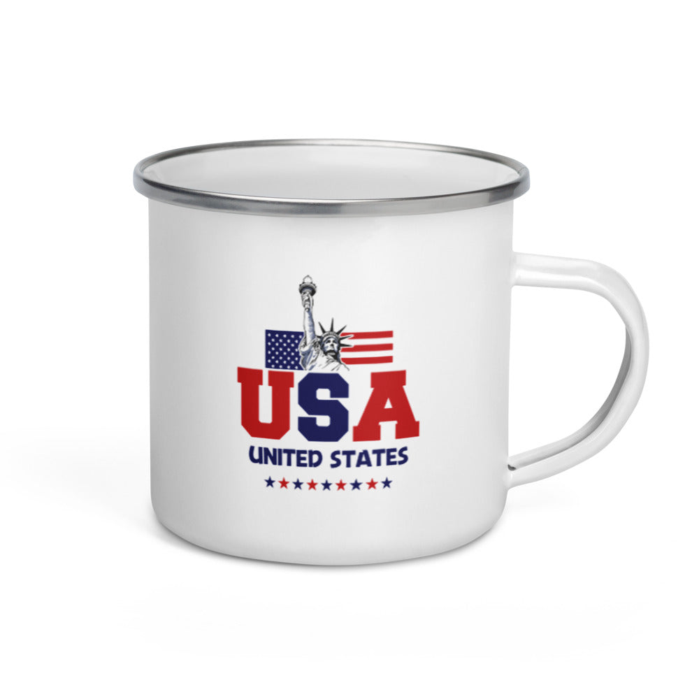 UNITED STATES OF AMERICA - Enamel Mug