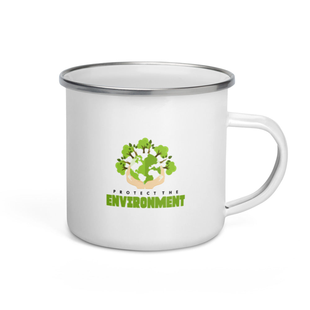 PROTECT THE ENVIRONMENT - Enamel Mug