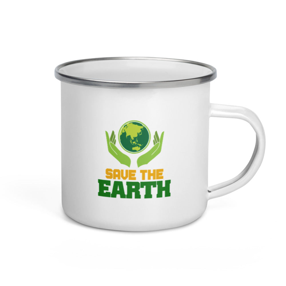 SAVE THE EARTH - Enamel Mug