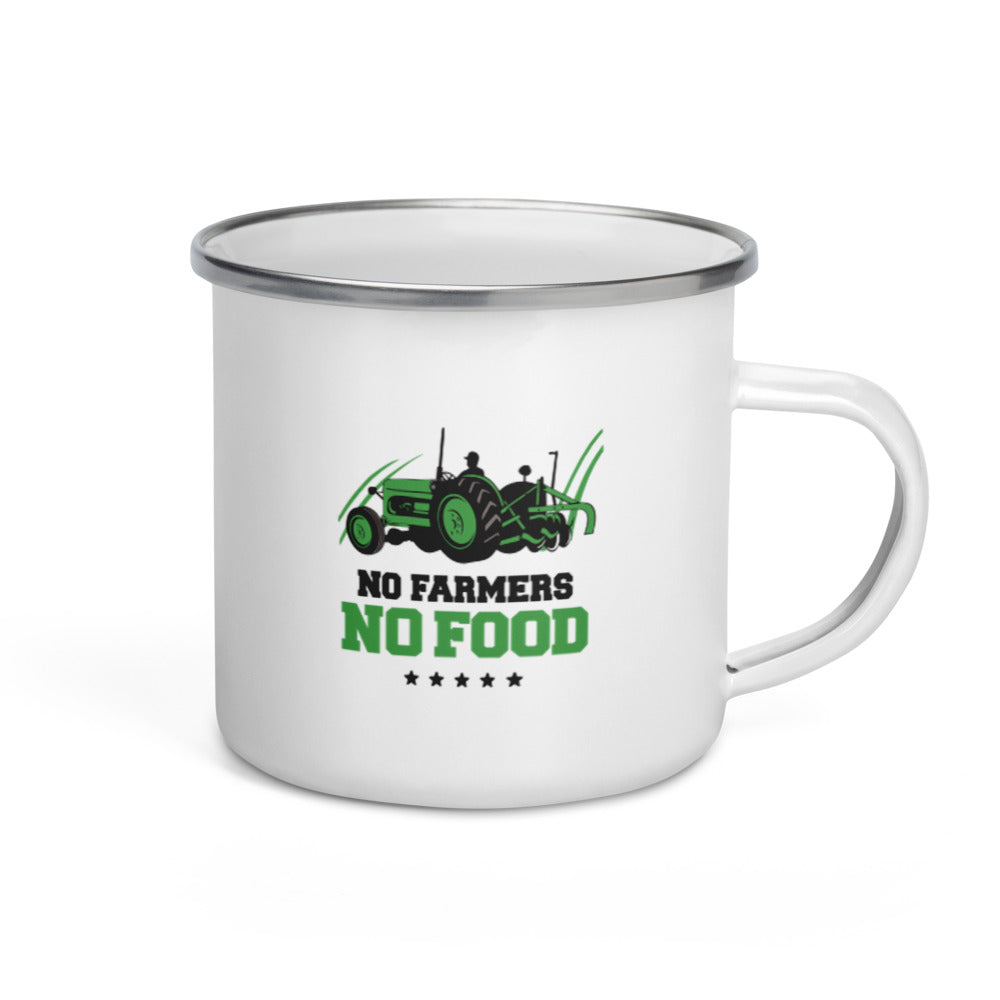 NO FARMERS NO FOOD - Enamel Mug