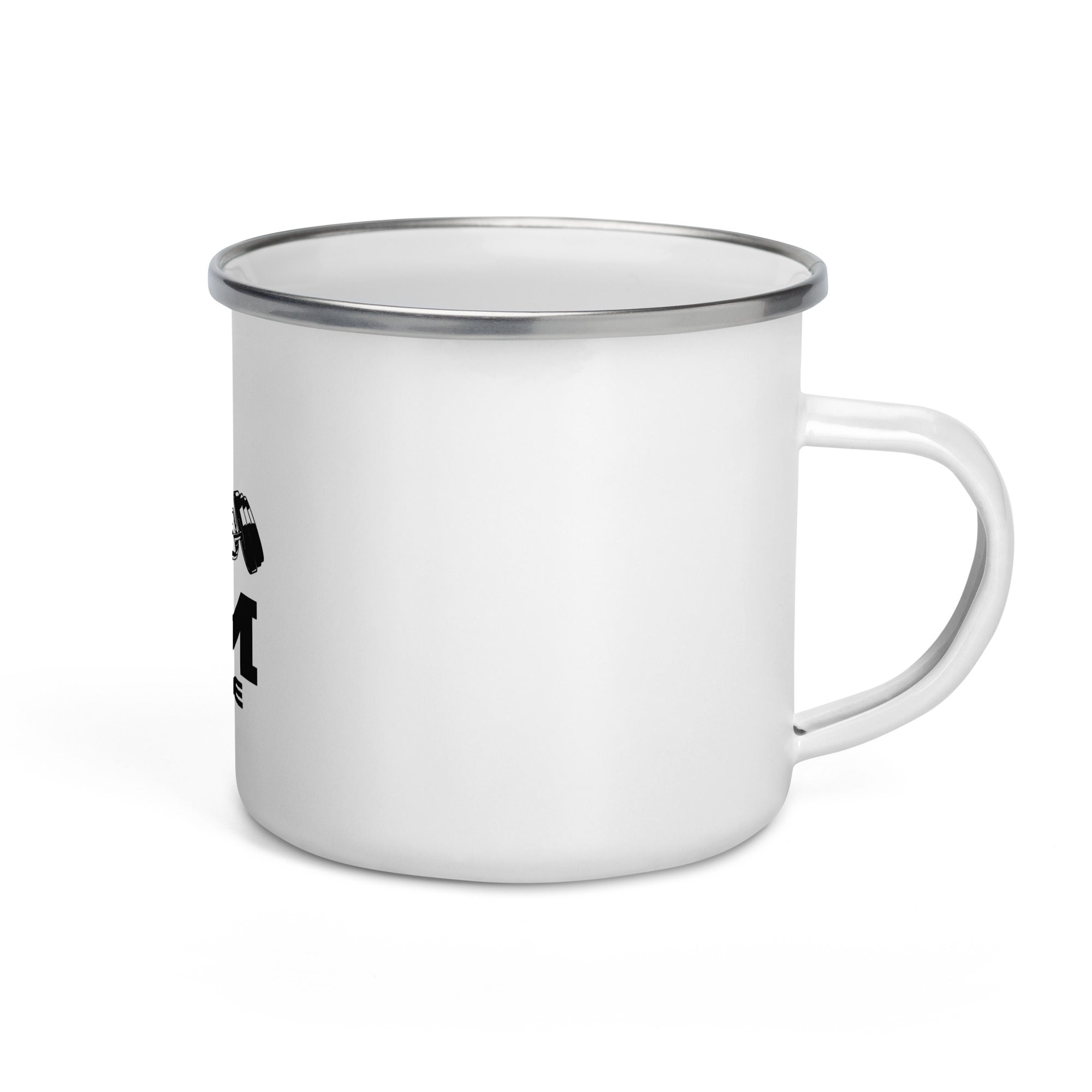 GYM IS MY LIFE - Enamel Mug