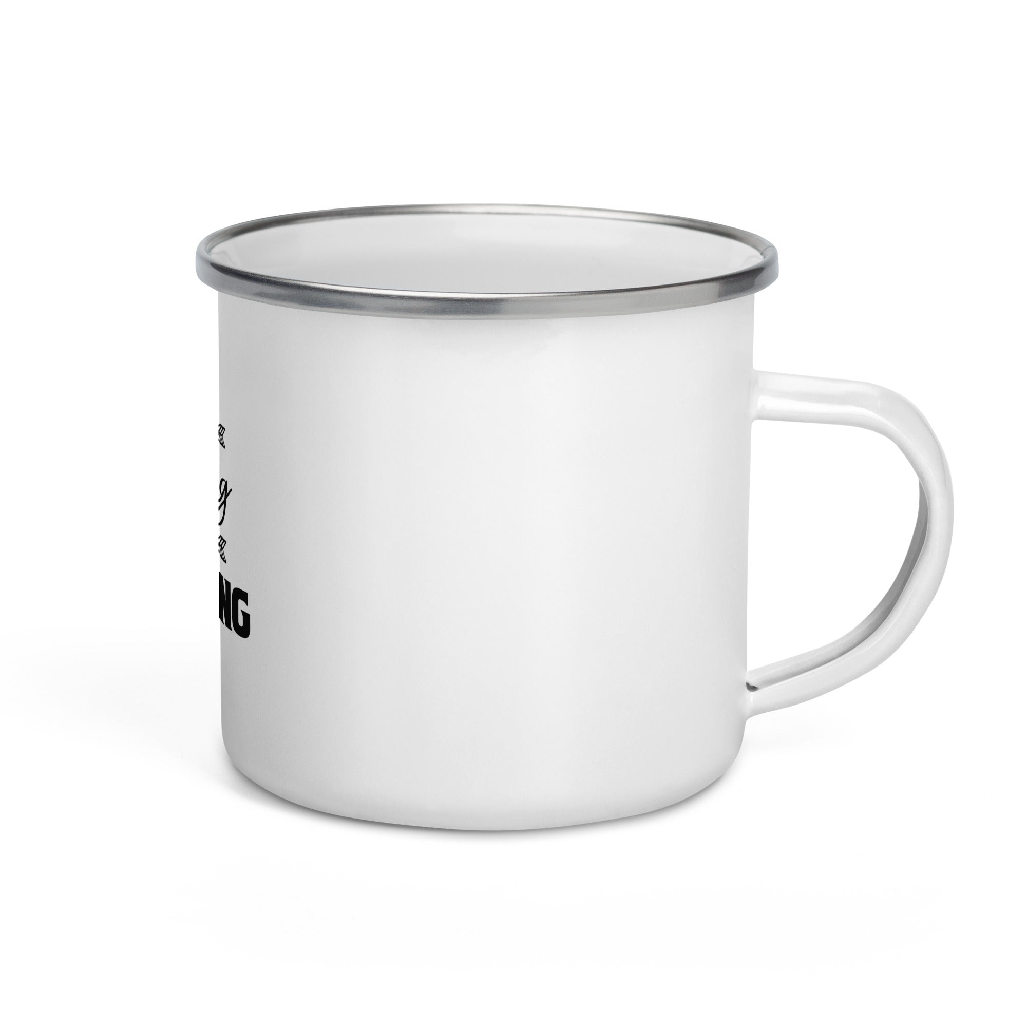 MORE STRETCHING LESS STRESSING - Enamel Mug