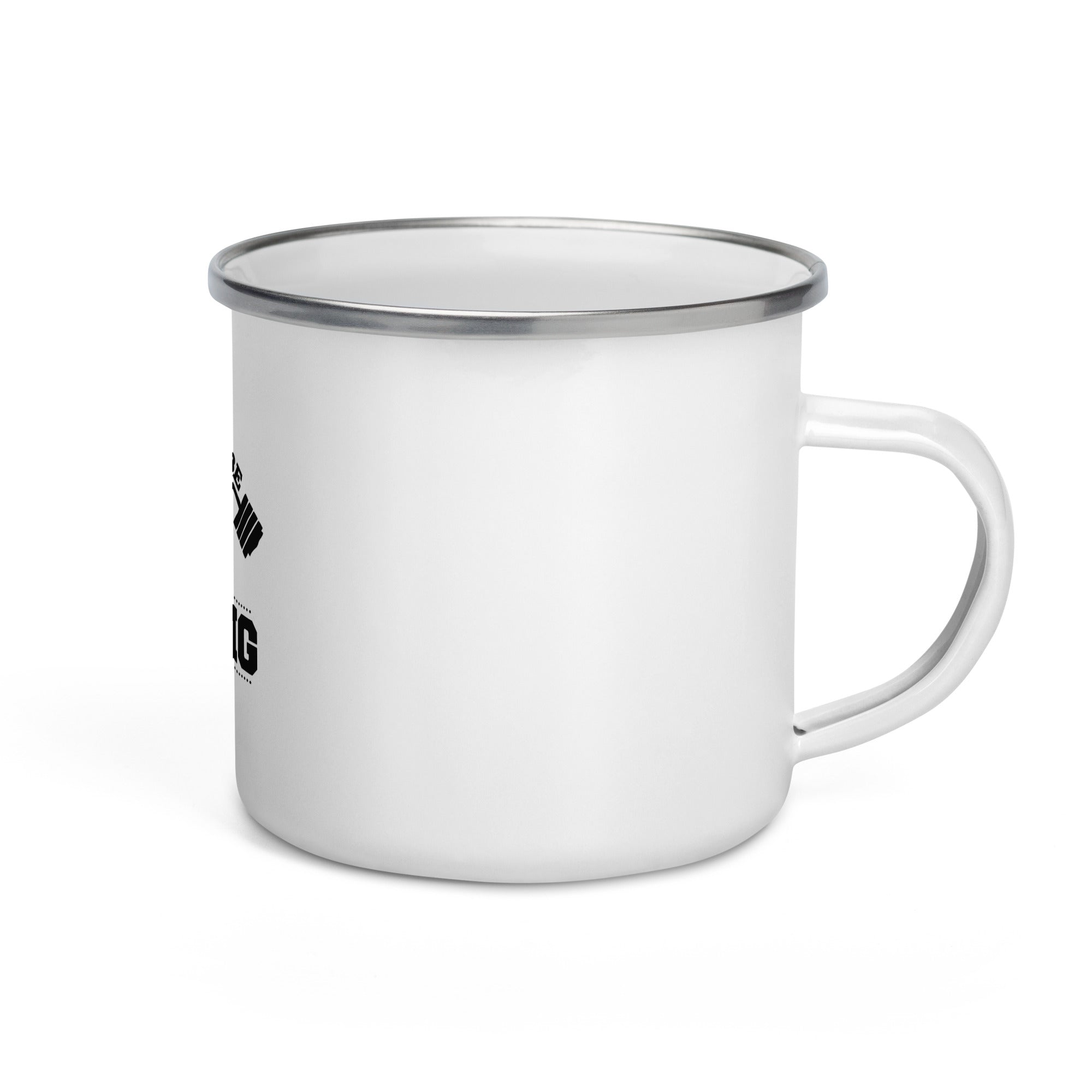 I'D RATHER BE LIFTING - Enamel Mug