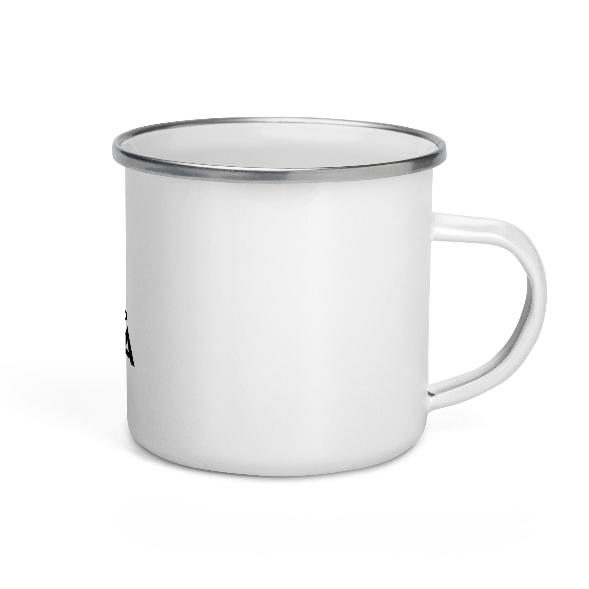 REAL MAN DO YOGA - Enamel Mug