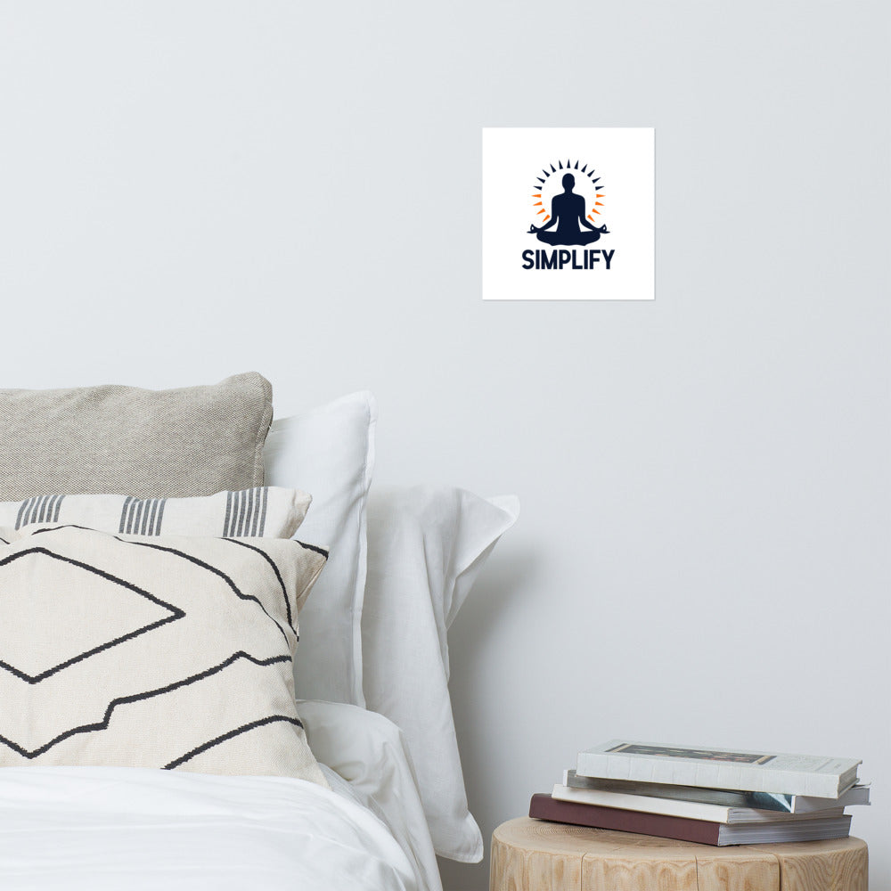 SIMPLIFY - Poster