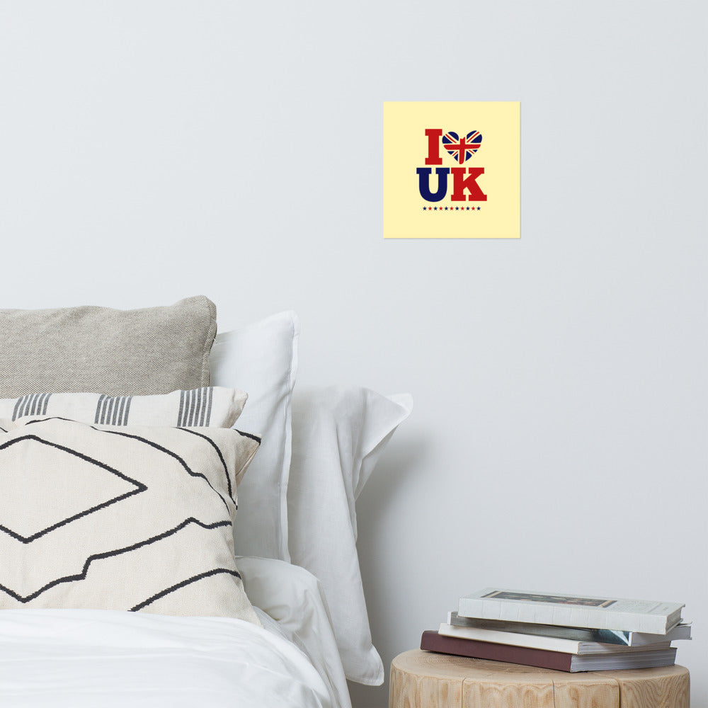I LOVE UK - Poster