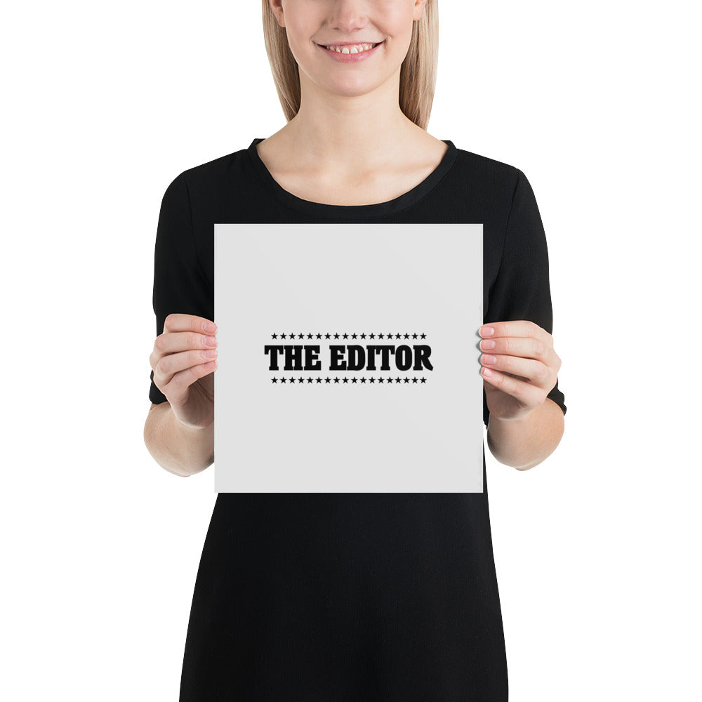 THE EDITOR - Poster