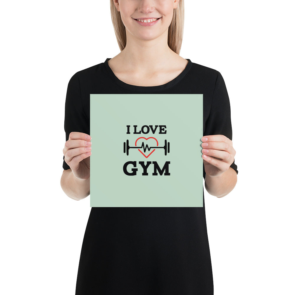 I LOVE GYM - Poster