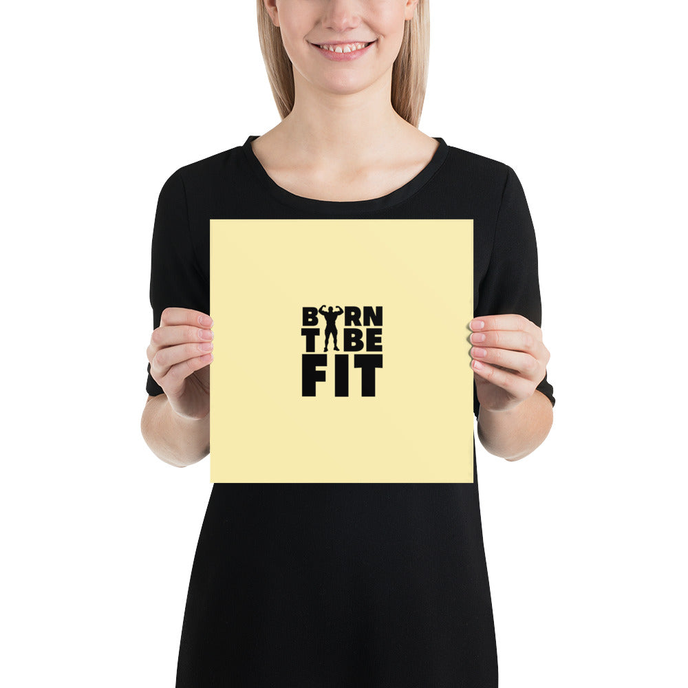BORN TO BE FIT- Poster