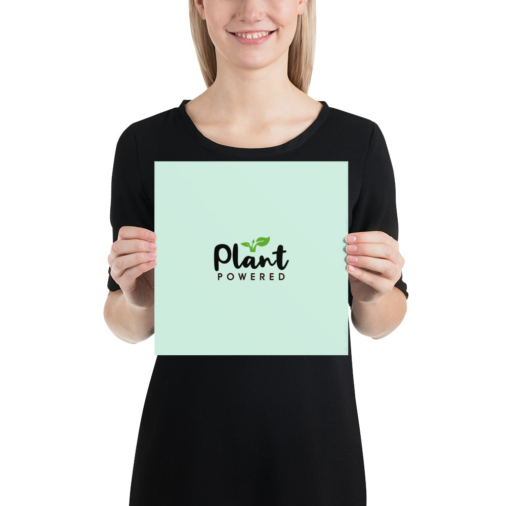 PLANT POWERED - Poster