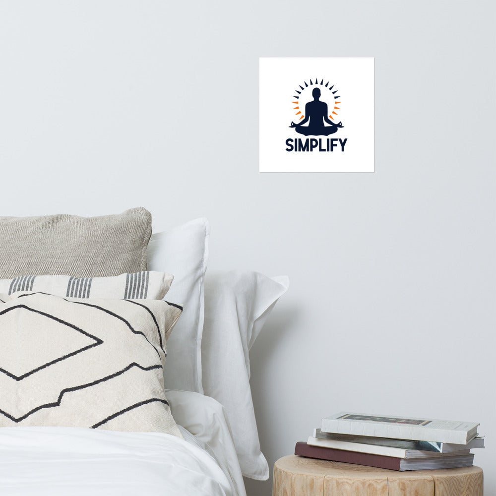 SIMPLIFY - Poster